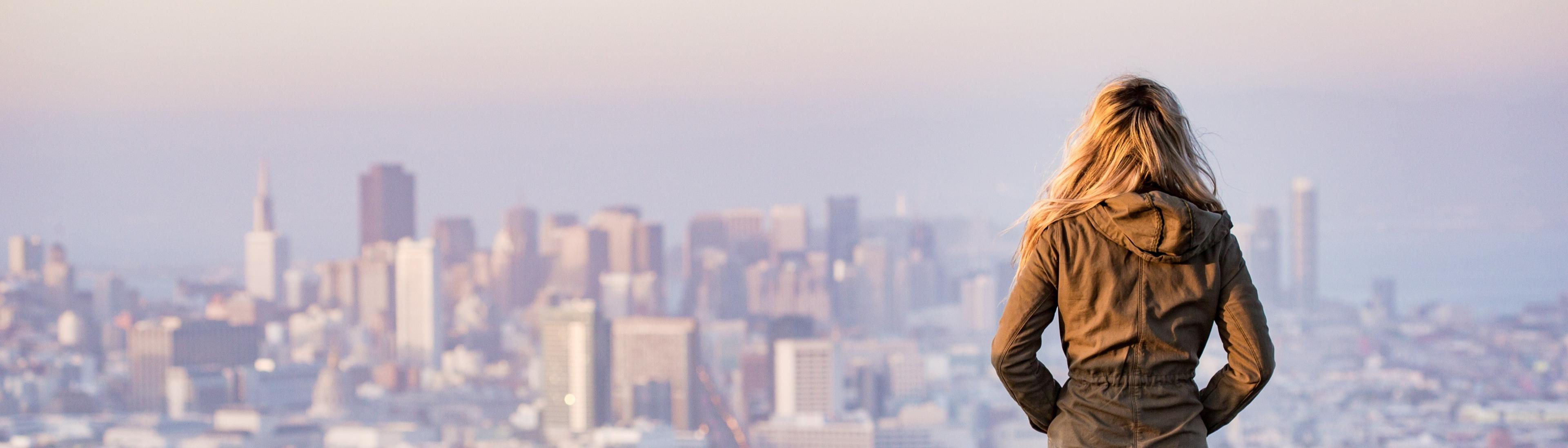 Overlooking City