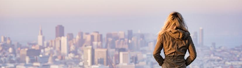 Overlooking City