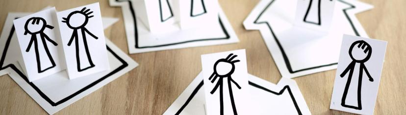 Multiple Stick Figures Lifestyle